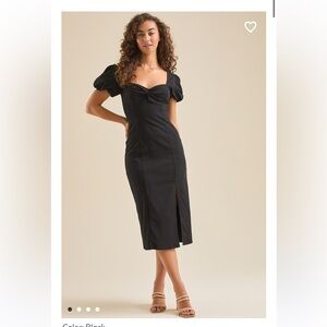 New with tags Altar’d state Valery Bow Midi Dress